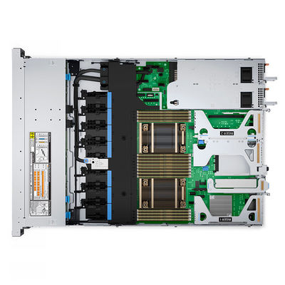 Fuente de alimentación de 800W Servidor de rack 1U de doble canal para hospedaje empresarial Dell PowerEdge R450