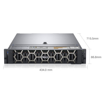 Dell R740 2U Rack Servers con 8 x 3,5 "Backplane y doble puerto Gigabit Puerto de red