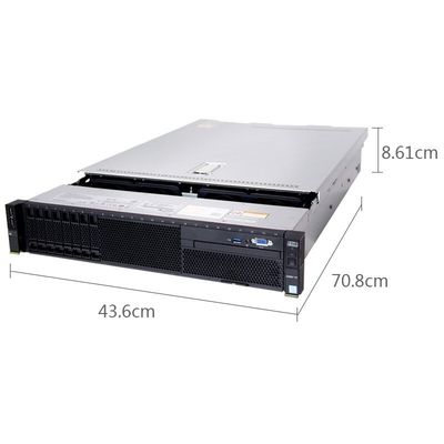 Servidor Huawei 2288H V5 de stock con posiciones de disco 8 * 2.5 y 24 ranuras de memoria DDR4 RDIMM
