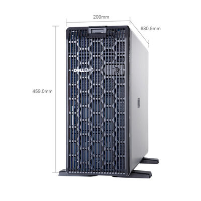 Dell T550 Servidor Xeon Plata 4310 H755 16 DDR4 LRDIMM Las ranuras de memoria 1400W Servidor torre