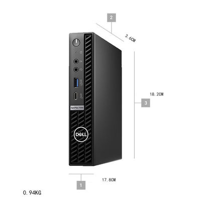 Compacto Dell Optiplex 7000 i7 i5 12a generación Micro Mini PC 8GB DDR4 RAM 256GB Casilla Torre