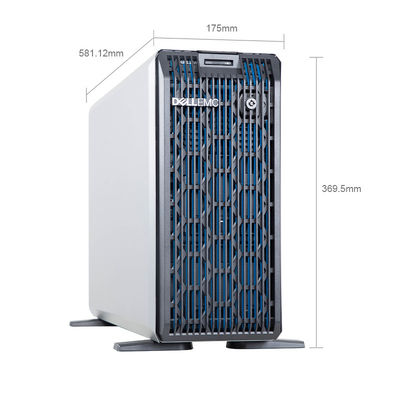 Intel Xeon E-2314 Dell T350 Tower Server con 8G ECC Memory y 1T SATA 7.2K Disco duro