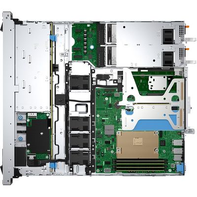 2024 Dell PowerEdge R360 Servidor 1U Rack 4 * 3.5 bahías llenas de ventiladores de redundancia completa