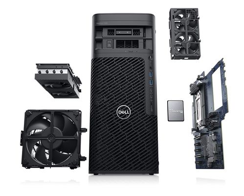 Windows 11 Pro AMD Ryzen 5945WX 8G 512G 2T T400-4G GPU 1350W Dell Estación de trabajo PC de escritorio