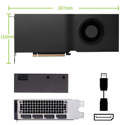 Tarjeta gráfica PCIe 4.0 x16 RTX A5000 de 24 GB con reloj de núcleo de 1710 MHz de Geforce NVIDIA