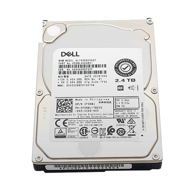 Alta capacidad Dell 12T/16T/20T 7200rpm 3.5&quot; SAS SATA Disco duro mecánico para servidor