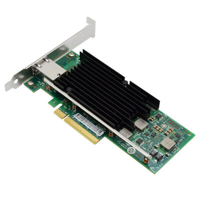 Servidor Adaptador de red inalámbrica HBA con cable de gigabit Red Card Raid X540-T1 con doble puerto PCIE RJ45 X540